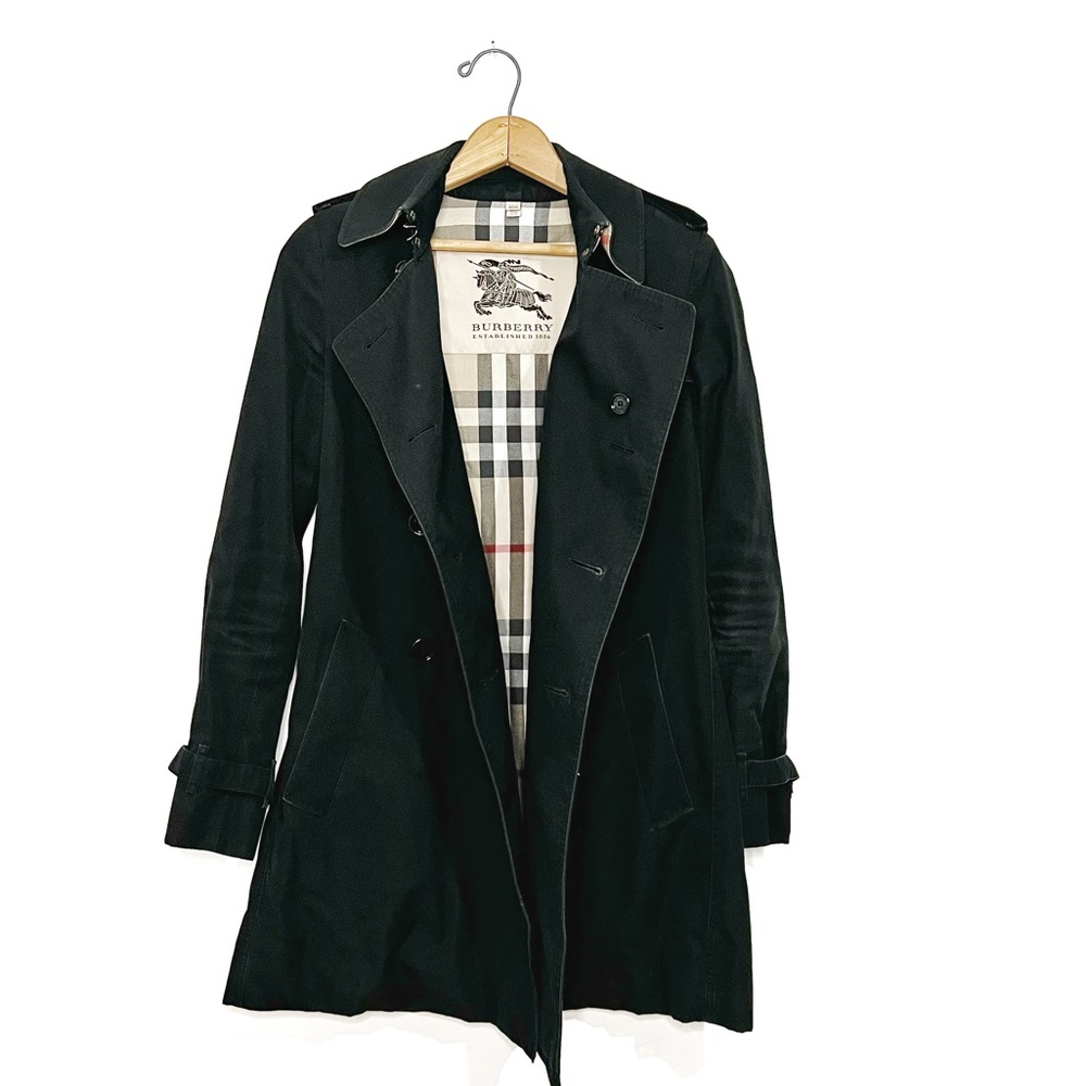 Burberry | Black Short Trench